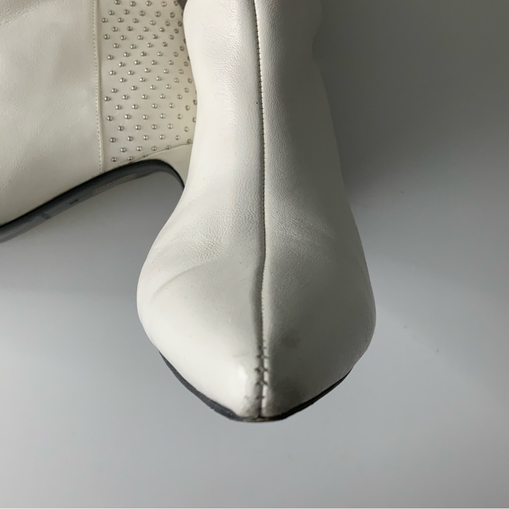 Anine Bing White Heeled Boots - Picture 8 of 9